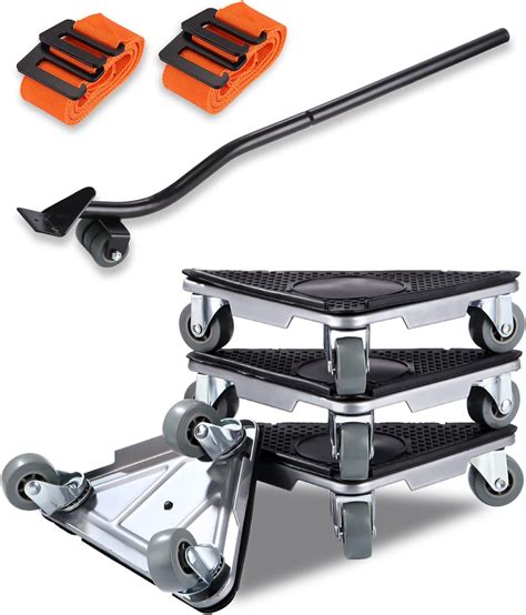 roulettes pour meuble lourd amazon|Kit de Leve Meuble Lourd, Cric de Meubles et roulettes pour .